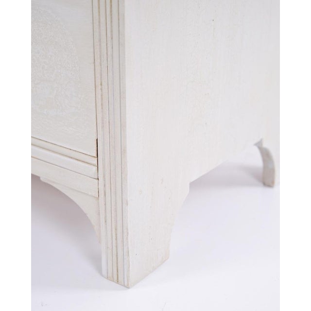 Antique Grey Painted Chest of 4 Drawers, 1890s For Sale - Image 10 of 13