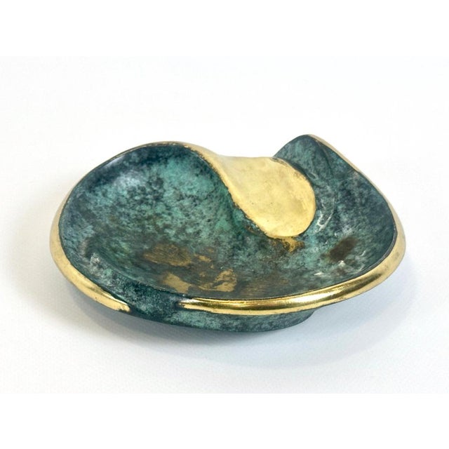 Vintage Austrian Brass Ashtray by Franz Hagenauer, 1950s For Sale - Image 10 of 11