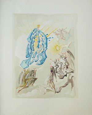 Salvador Dali, Apothéose de Marie, Etching