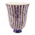 2015 Jonathan Adler Grand Purple Malachite Stripe Urn Vase For Sale