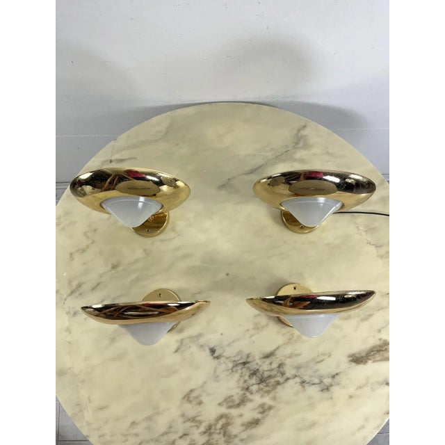 1970s Regency Italian Wall Lamps, 1970s, Set of 4 For Sale - Image 5 of 15