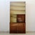 Original wooden bookcase, two-tone, composed of 3 shelves in the upper part, in the central part there are two open...