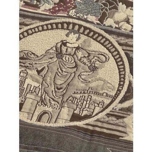Mid-Century French Aubusson Style Jacquard Tapestry, 1960s For Sale - Image 9 of 18