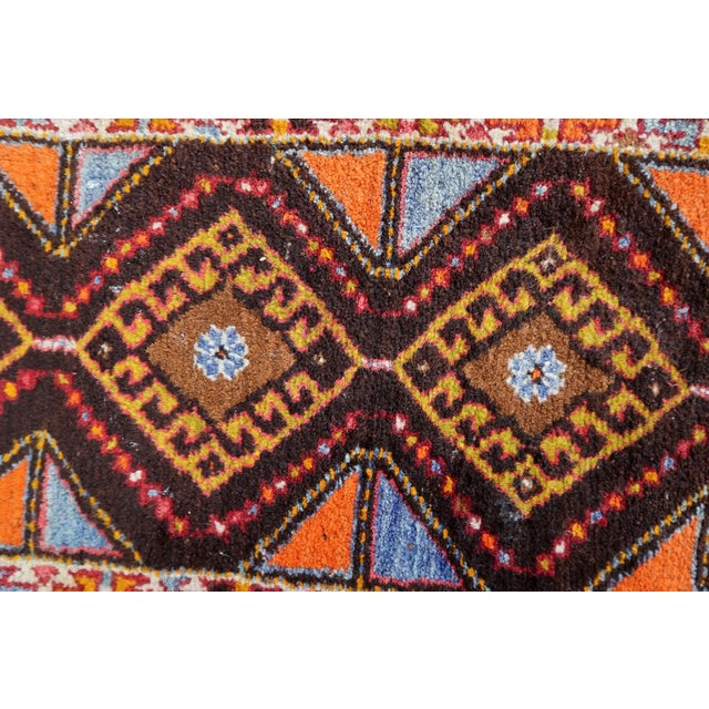 1950s, Handmade Vintage Turkish Yastik Rug 1.7' X 2.6' For Sale - Image 4 of 8