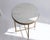 Hollywood Regency Round Marble and Brass Ornate Side Table or Plant Stand with Twisted Legs, Italy, 1950s For Sale - Image 4 of 8