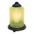 1930s Art Deco Leviton Frosted Glass Star Lantern, Stamped For Sale