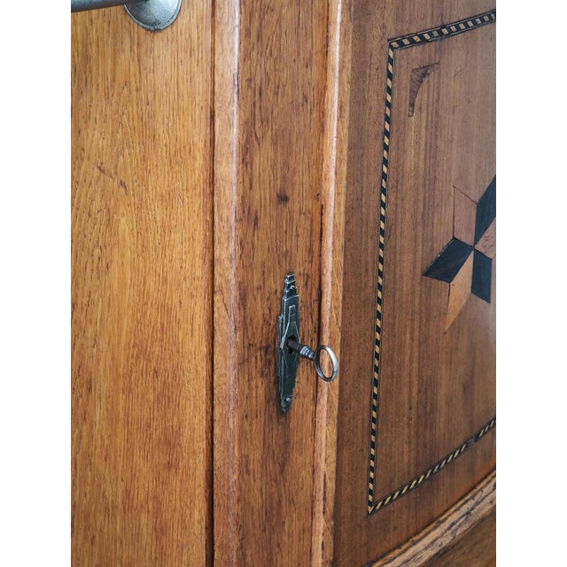 19th Century Gründerzeit Oak Hall Tree with Mirror, 1890 For Sale - Image 16 of 18