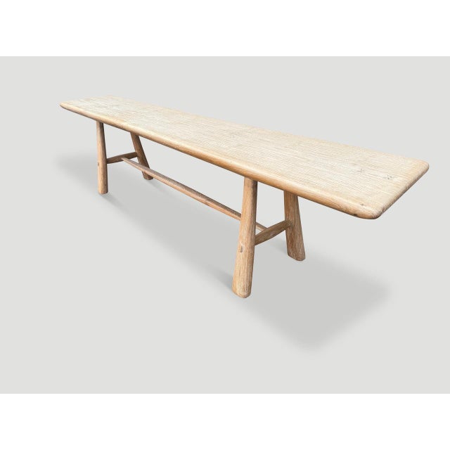Andrianna Shamaris Impressive Milky Toned Long Console or Dining Table For Sale - Image 16 of 18