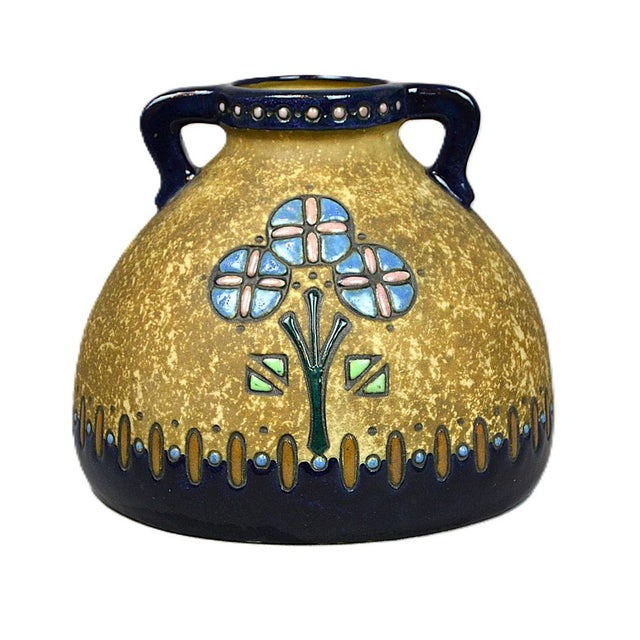 Art Nouveau Vase with Bird Decorations, 1890s For Sale - Image 10 of 10