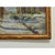 French Vintage Framed Winter Landscape Painting For Sale - Image 4 of 8