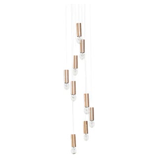 Copper Colored Cascading Light from Raak Amsterdam For Sale