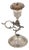 Silver Toothpick Holder with Chalice Over Mythological Figure in Relief For Sale