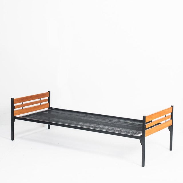 Vintage Dutch Single Bed from Dico Holland, 1970s For Sale - Image 9 of 9