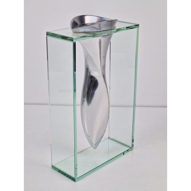 Vase in Glass by Lisa Mori, 1980s, Set of 4 For Sale - Image 14 of 18