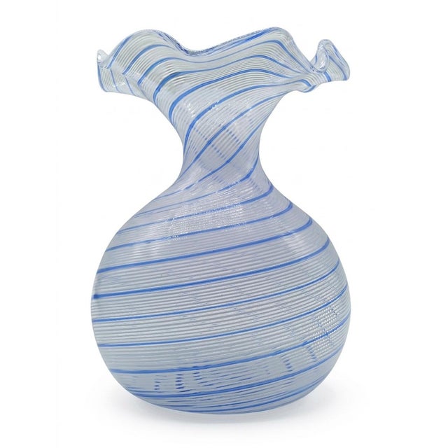 Mid-Century Modern Murano Glass Vase by Dino Martens for Aureliano Toso, Italy 1950s For Sale - Image 3 of 6