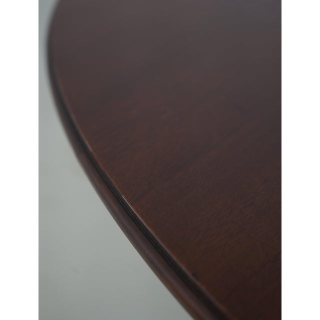 Regency-Style Mahogany Dining Table With Leaves For Sale - Image 16 of 18