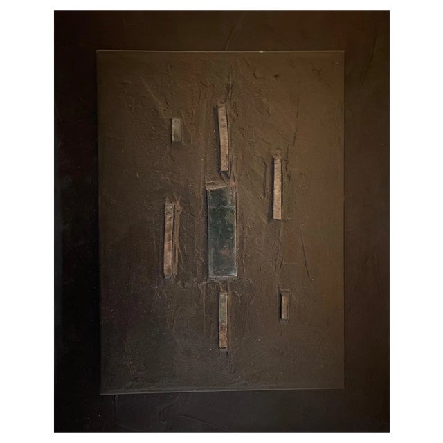 Gilbert Pauli, Black Mosaic No. 2, Mixed Media, 2008 For Sale