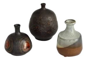 Collection of Stoneware Vessels - 3 Pieces