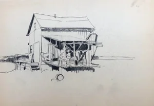 1940s Norman Kent Rustic Cabin