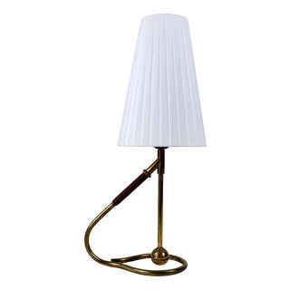 306 Adjustable Wall anf Table Lamp in Brass and Bakelite by Kaare Klint for Le Klint, Denmark, 1950s For Sale