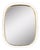 Wall Mirror with Brass Loop Frame by Josef Frank for Svenskt Tenn, Sweden, 1960s For Sale