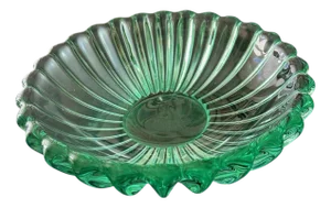 Large Crystal Bowl by Pierre d’Avesn, 1930s