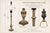 Marked Berman, this elegant vintage table lamp features an unusually tall, slender silhouette enriched with classical...