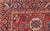 Antique Heriz Rug With Red Field, Geometric Tribal Motifs and Navy Blue Border 9'2 X 11'10 For Sale - Image 12 of 17