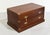 Vintage Campaign Style Lift Top Coffee Table or Storage Box For Sale - Image 4 of 12