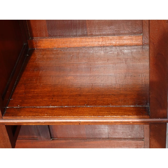 Art Nouveau Small Cabinet Display with Glass, 1920s For Sale - Image 18 of 18