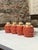 Mid-Century Modern Vintage Four Raspberry Ceramic Jars, 1980s, Set of 4 For Sale - Image 3 of 7