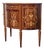 Louis XVI Style Inlaid Wooden Half-Moon Sideboard, 1950s For Sale