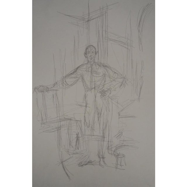 Alberto Giacometti (1901-1966) (after) Portrait of Diego Lithograph after a drawing by the artist On wove paper, 32 x 48...