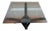 Hand Made Ebonized Wood Coffee Table For Sale