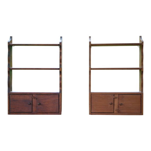 Vintage Knick Knack Shelves a Pair Chairish