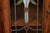 Antique Arts & Crafts Carved Oak Sideboard or Bar Cabinet With Stained Glass Doors, Newly Refinished For Sale - Image 10 of 15