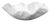 Ceramic Peony Bowl, Large in White For Sale - Image 7 of 7