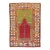 1940s Colorful Turkish Prayer Niche Rug - 3'3" x 5'8" For Sale