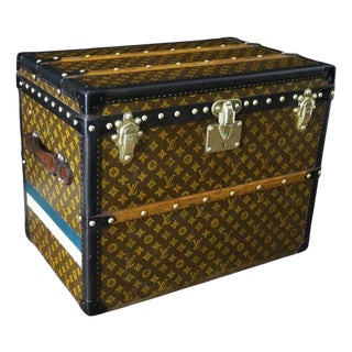 Antique Shoe Trunk from Louis Vuitton, 1920s For Sale