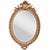 Large French Belle Époque Era Gilded Oval Mirror For Sale - Image 13 of 13