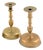 18th Century Dutch Brass Candlesticks - A Set of 2 For Sale