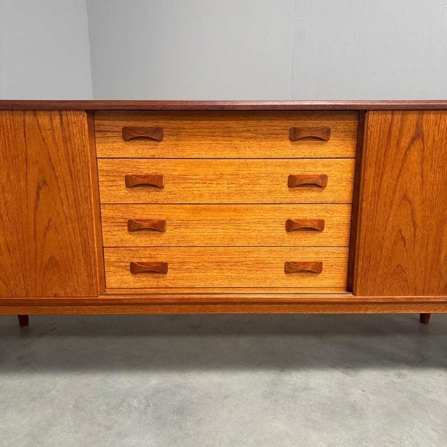 Brown Sideboard from Clausen & Son, Denmark, 1960s For Sale - Image 8 of 17