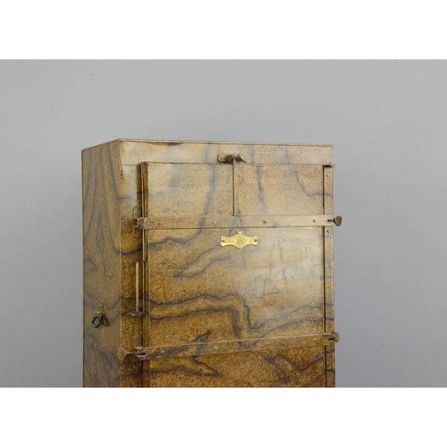 Gold Early 20th Century Prussian Fur Coat Cabinet For Sale - Image 8 of 13
