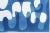 2025, Melting Curves, Abstract Floating Shapes in Blue Tones, MOnotype Cyanotype on Watercolor Paper by Kind of Cyan For Sale - Image 4 of 8