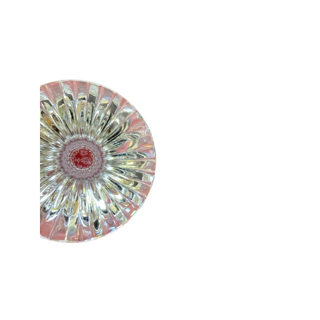 French 1979 Baccarat Massena White Wine Glasses Crystal No Trim 6-3/8” Mint - Set of 12 For Sale - Image 3 of 4