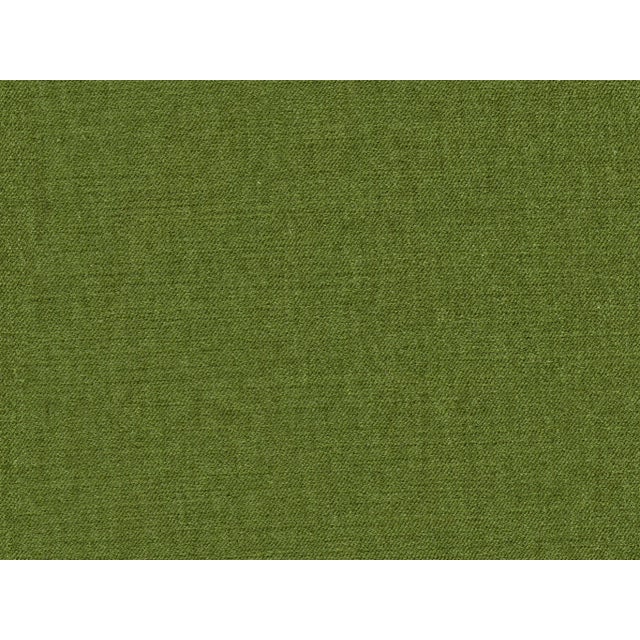 English Alcott Sofa, Green Velvet, Ivory Legs For Sale - Image 3 of 4