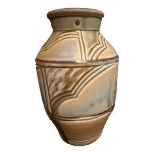 Rookwood Art Pottery Vase Shape 10048 MMXV in Rare Peach/Brown Drip Glaze - 2015