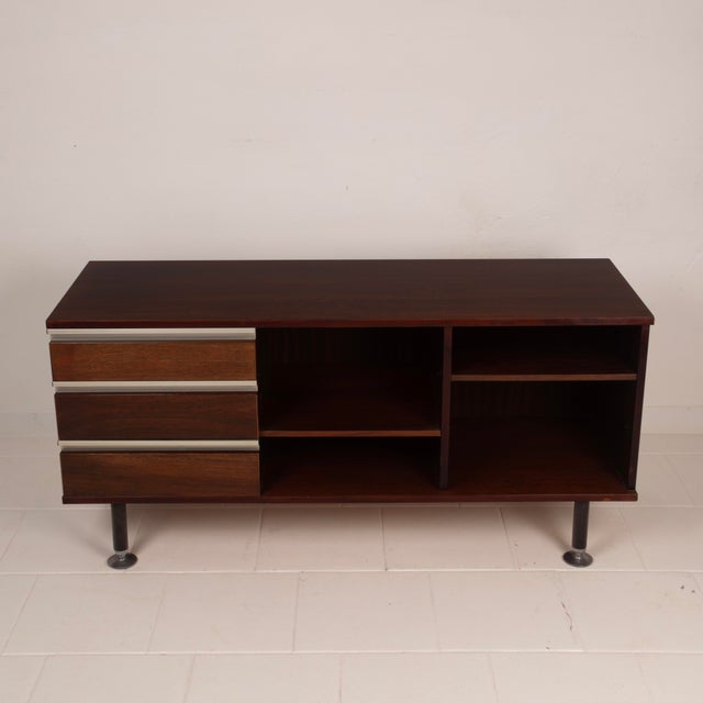 1960s Low Pythagoras Dresser by Renato Venturi and Ennio Fazioli for MIM, 1960 For Sale - Image 5 of 18