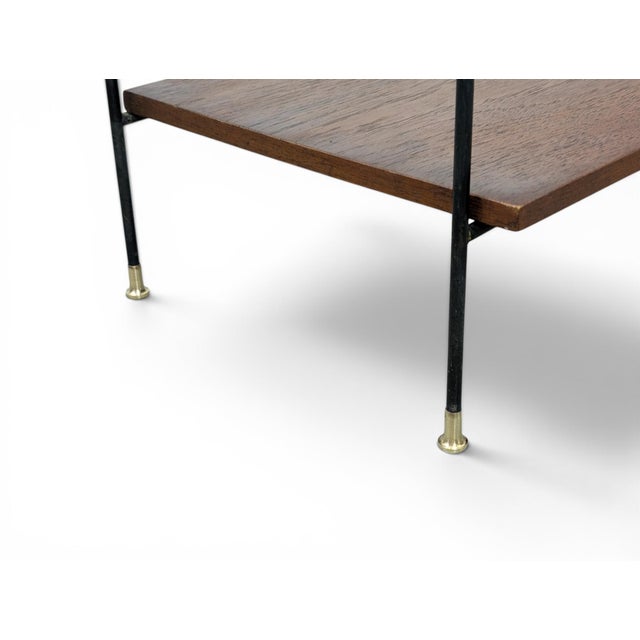 Mid-Century Modern Freestanding Swedish Bookcase, 1950s For Sale - Image 6 of 9