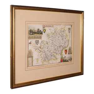 1850's Antique County Map